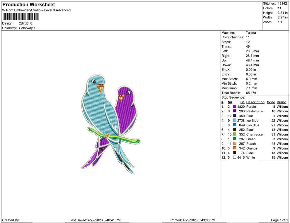 2 birds
