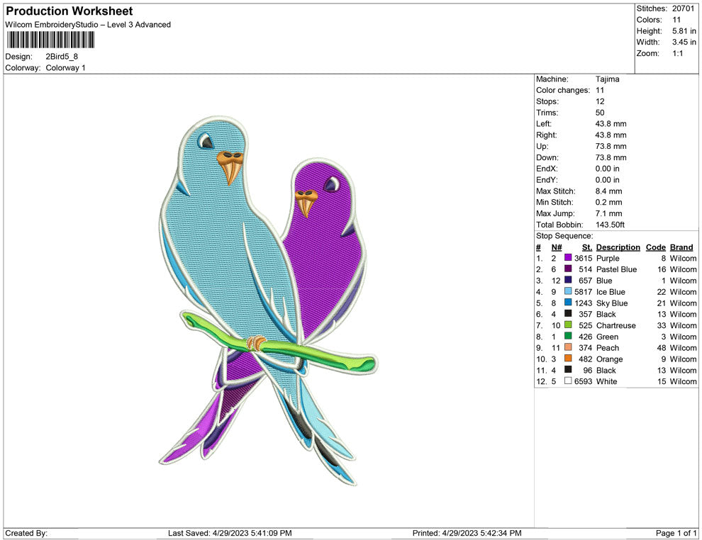 2 birds