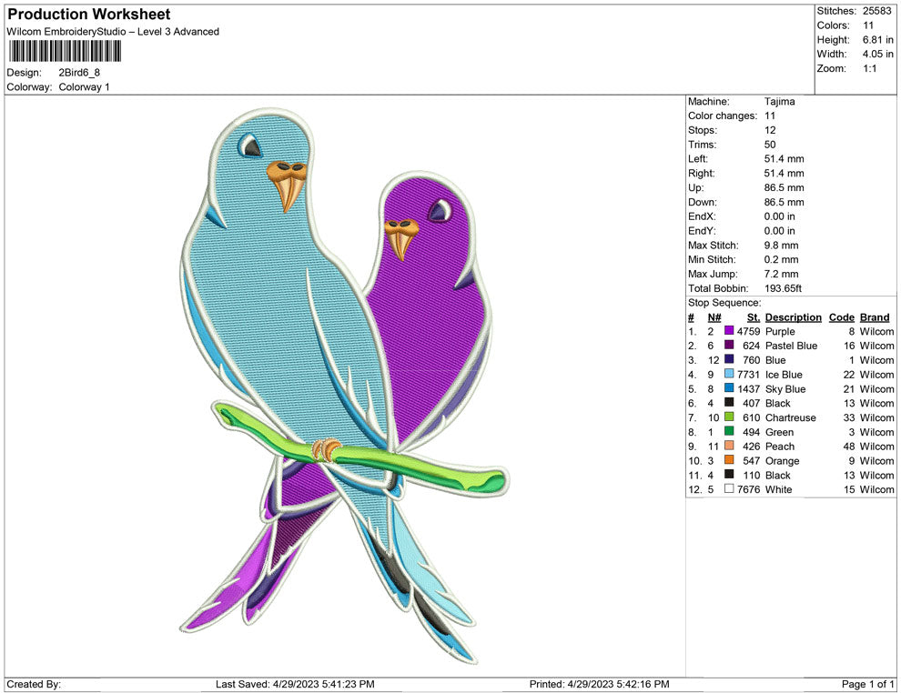 2 birds