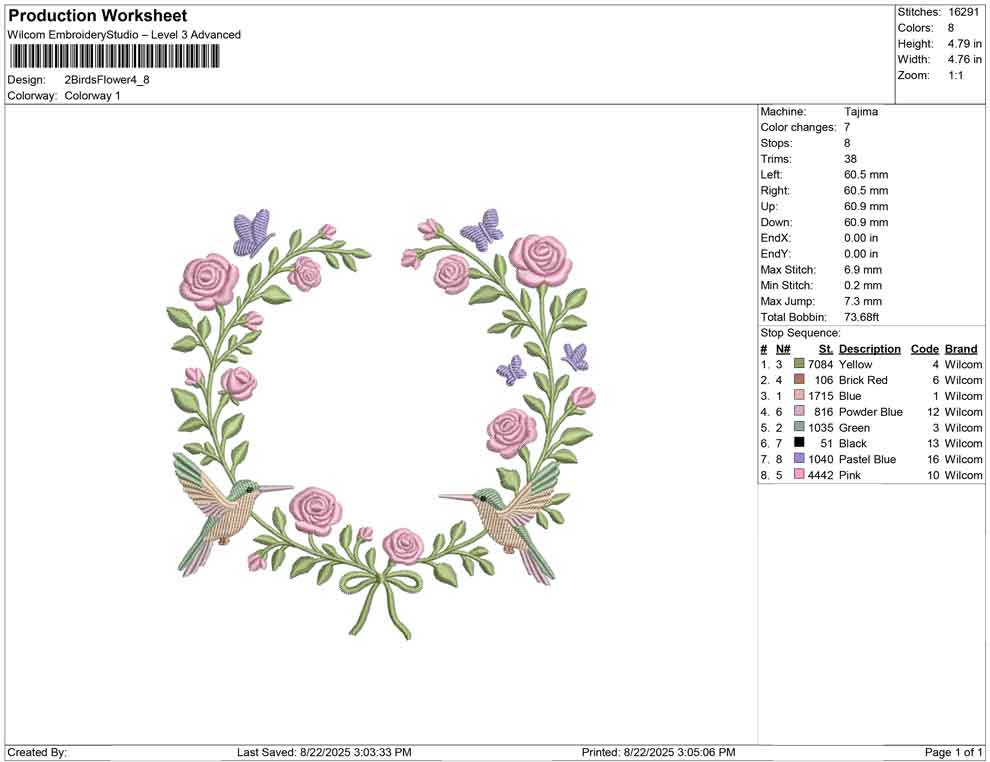 2 Birds Flower