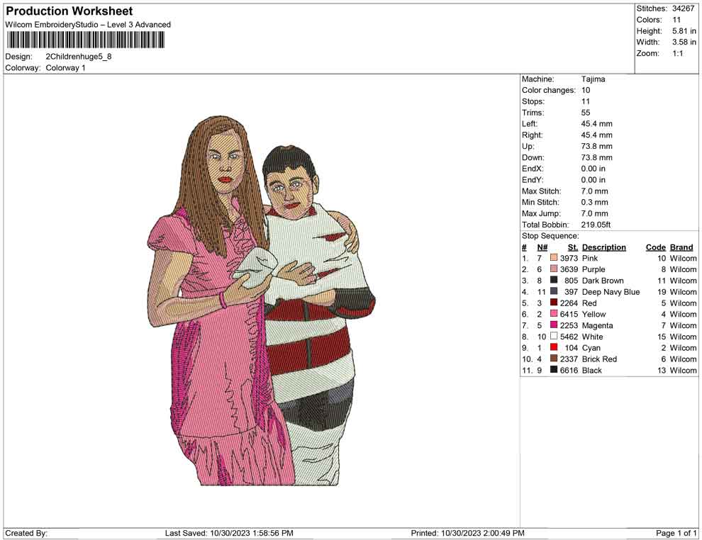 2 Children Huge