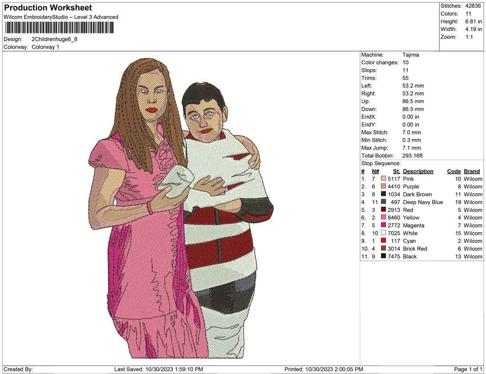 2 Children Huge