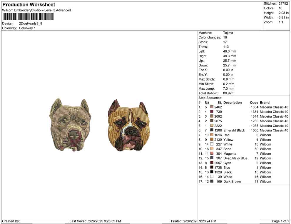 2 Dog Heads