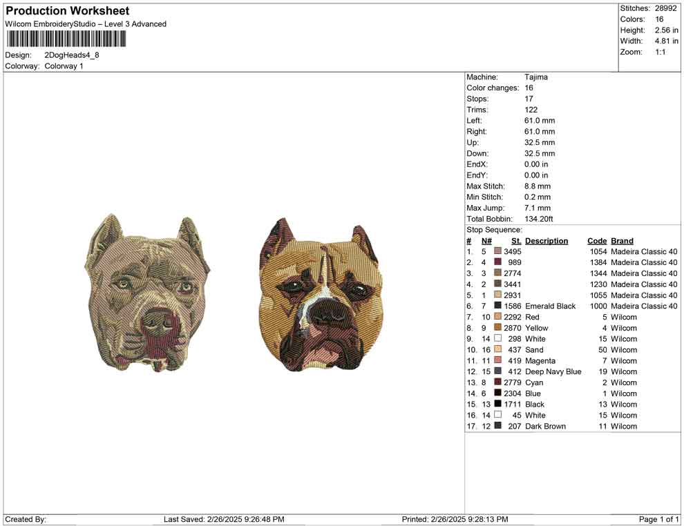 2 Dog Heads