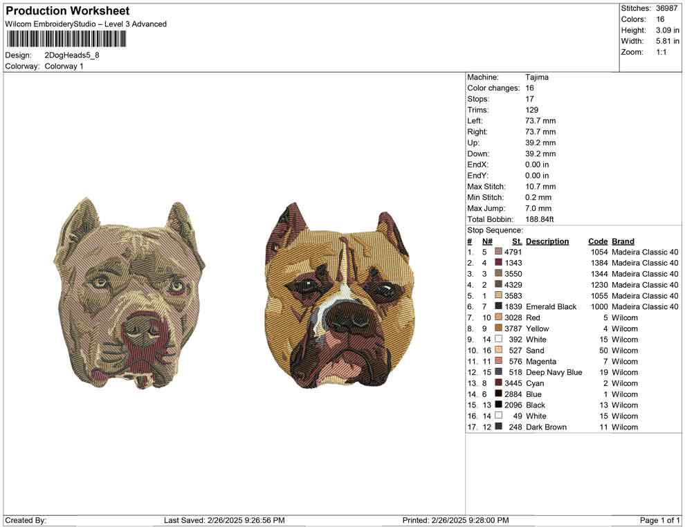 2 Dog Heads