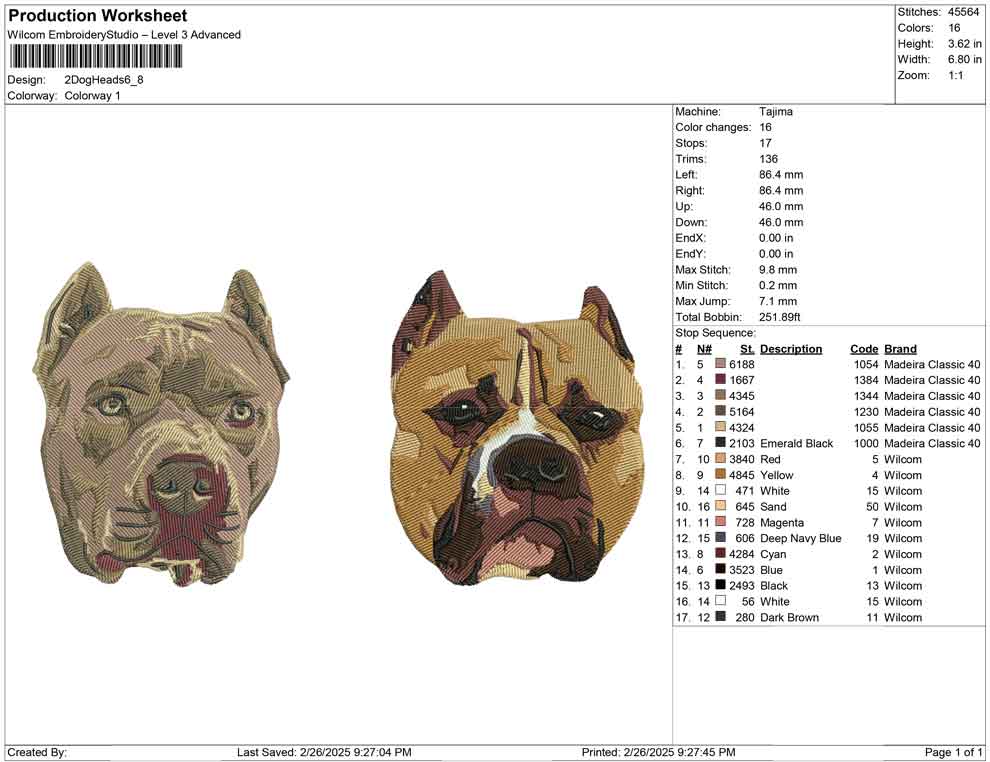 2 Dog Heads