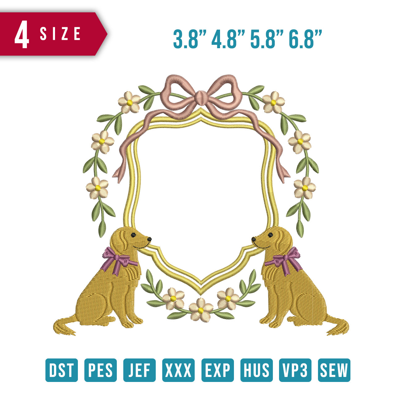 2 Dog Ribbon B