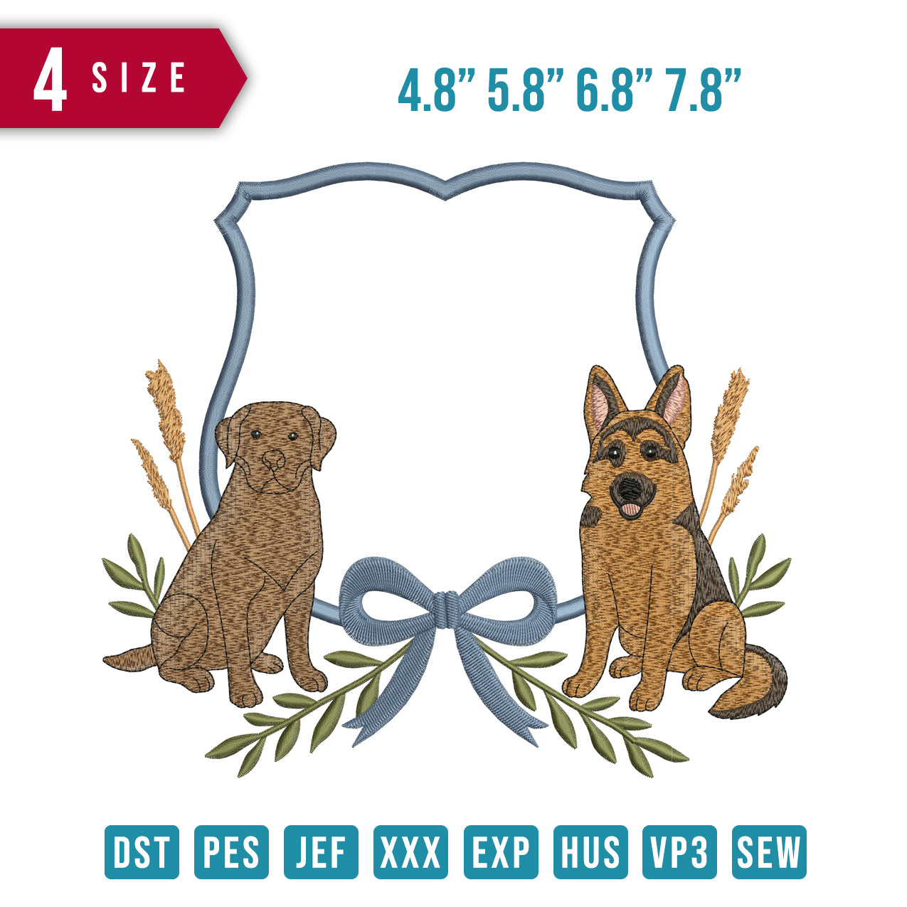 2 Dog Ribbon C