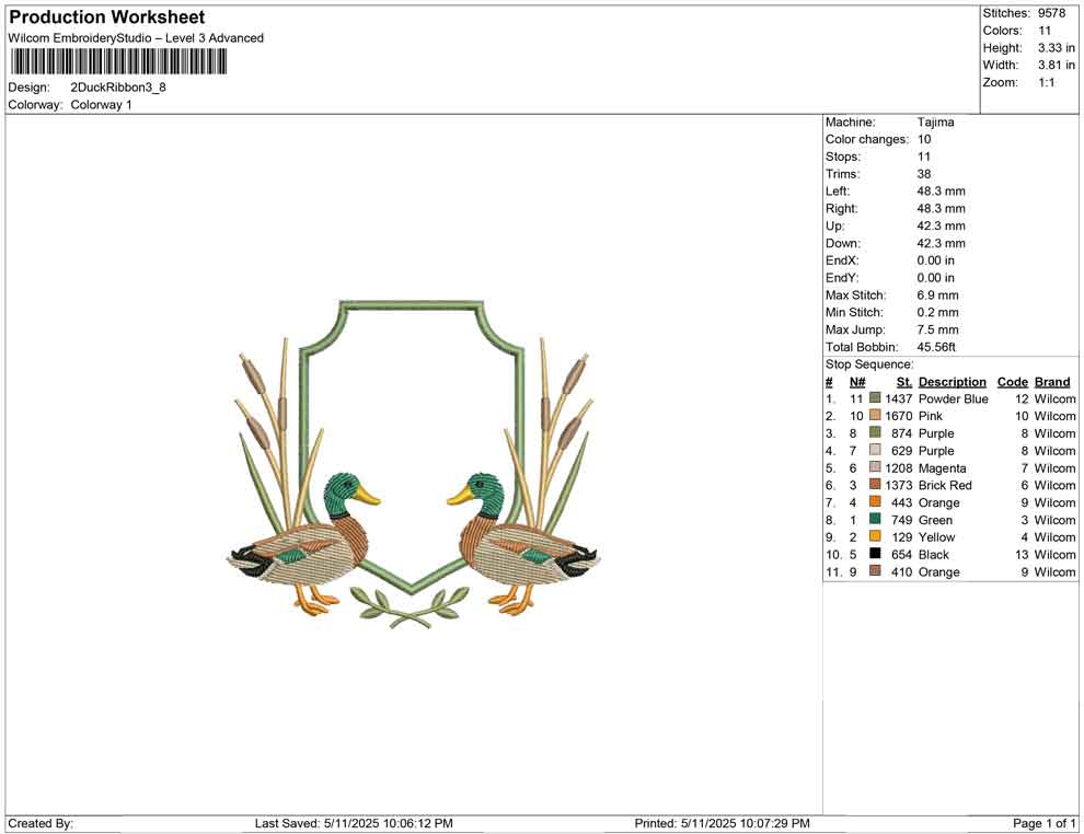 2 Duck Ribbon