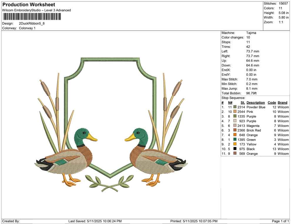 2 Duck Ribbon