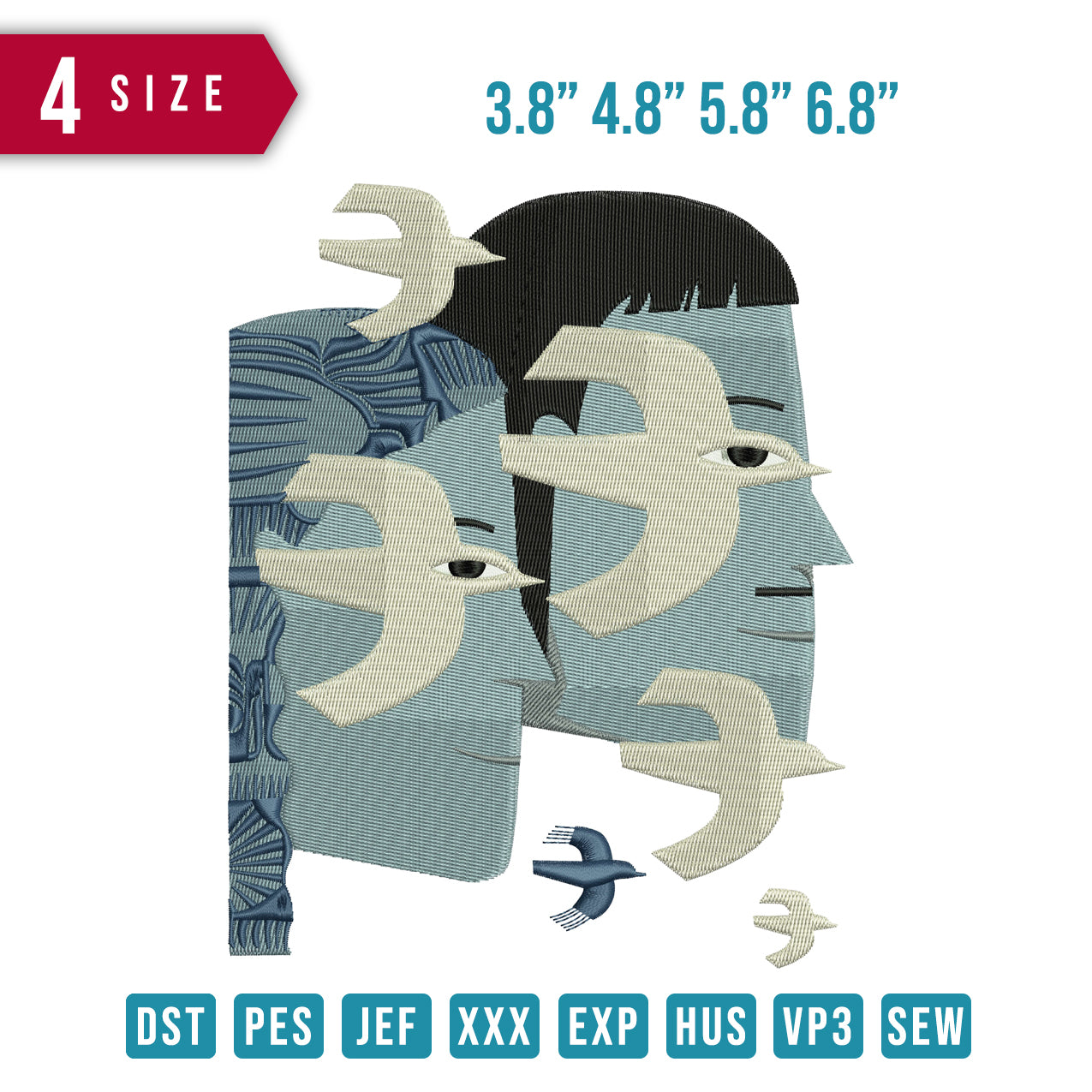 2 face couple