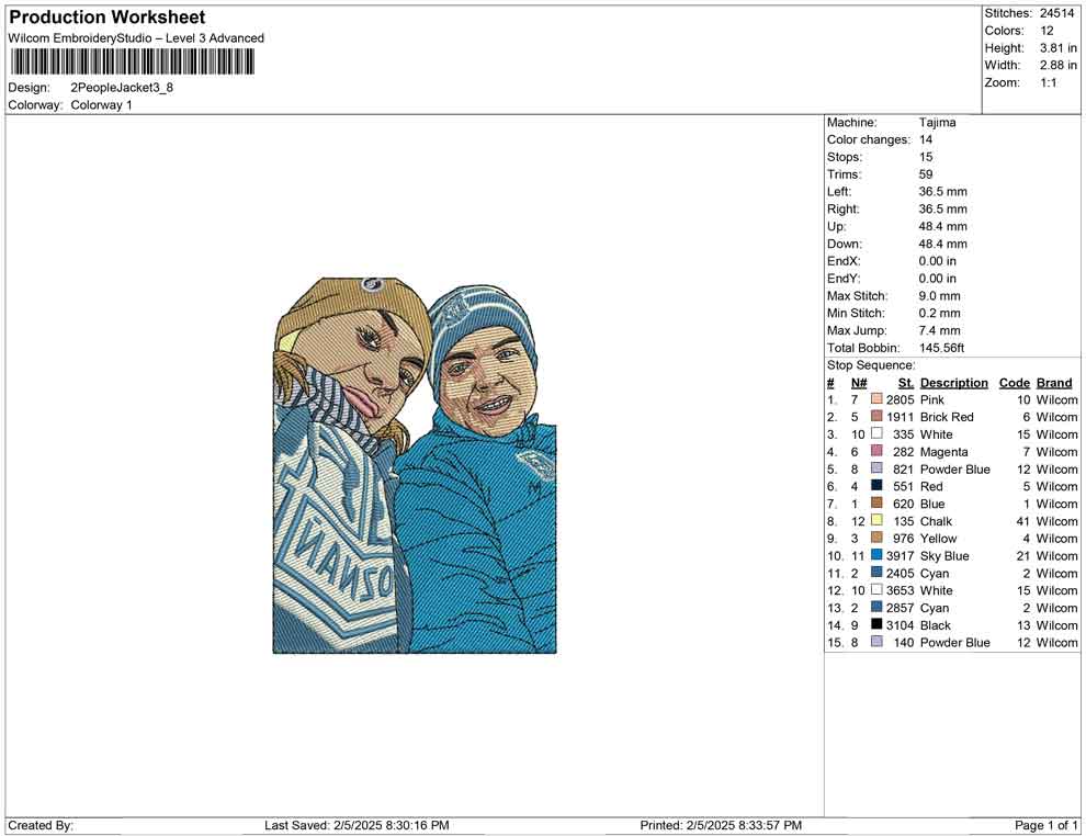 2 People Jacket