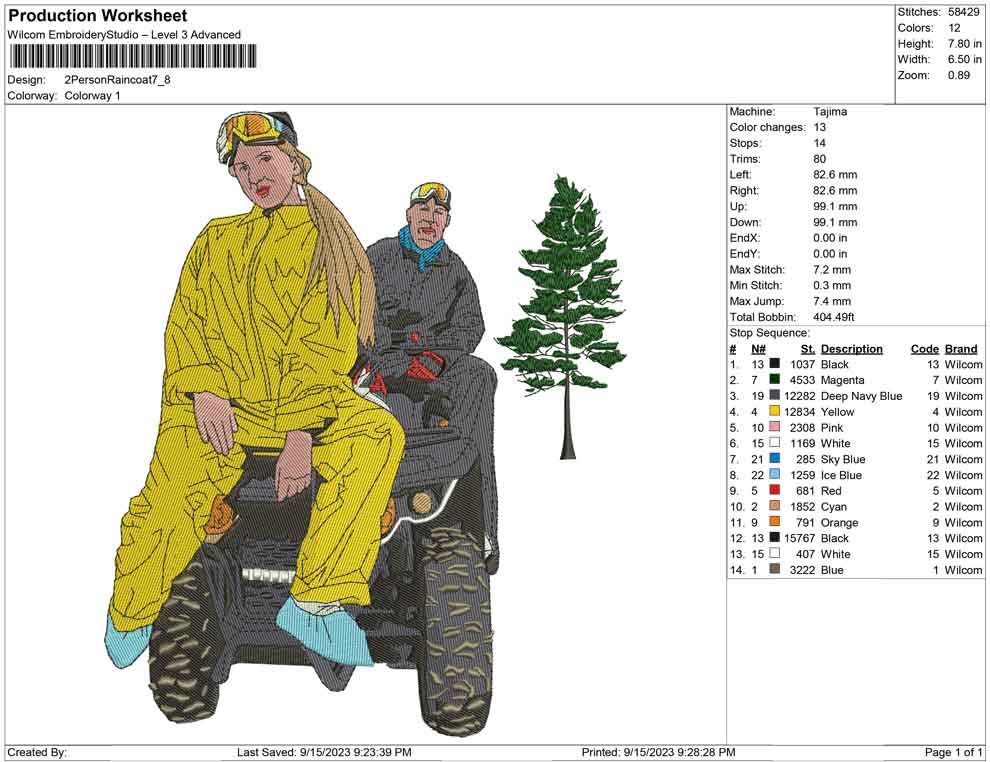 2 Person Raincoat