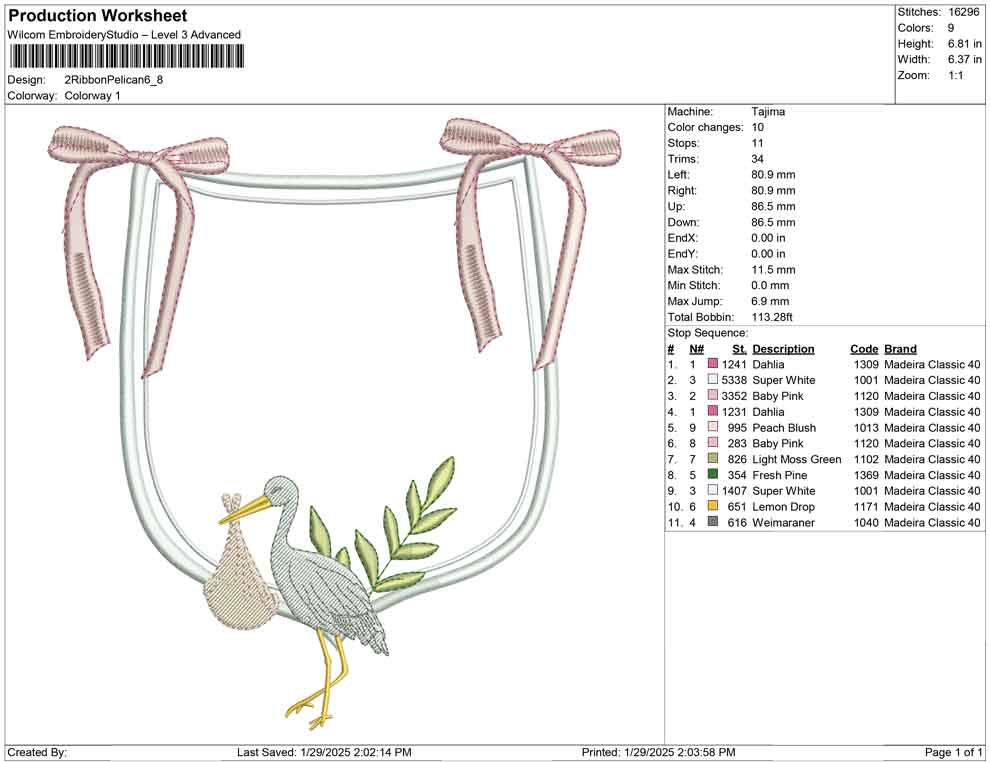 2 Ribbon Pelican