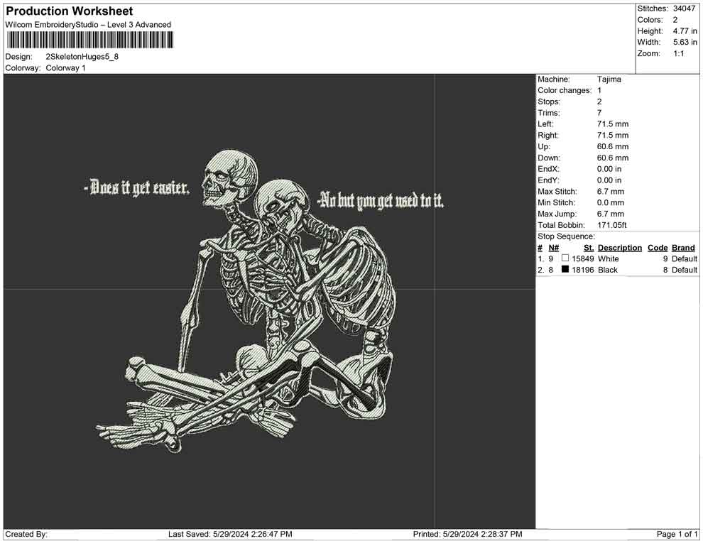 2 Skeleton Huges
