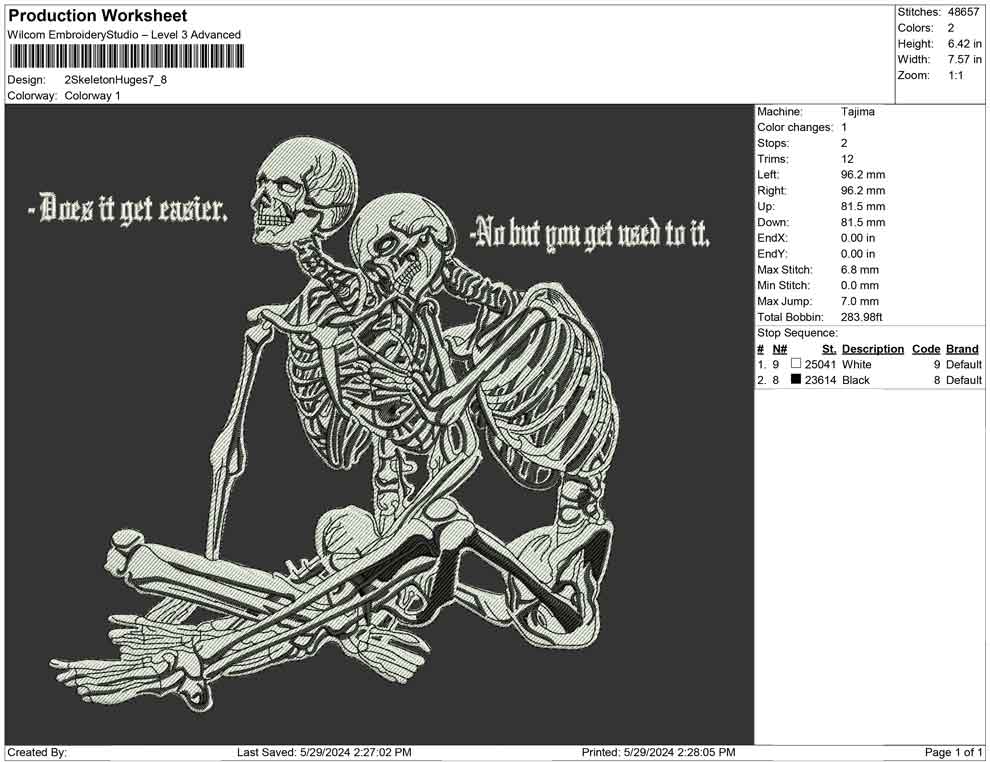 2 Skeleton Huges