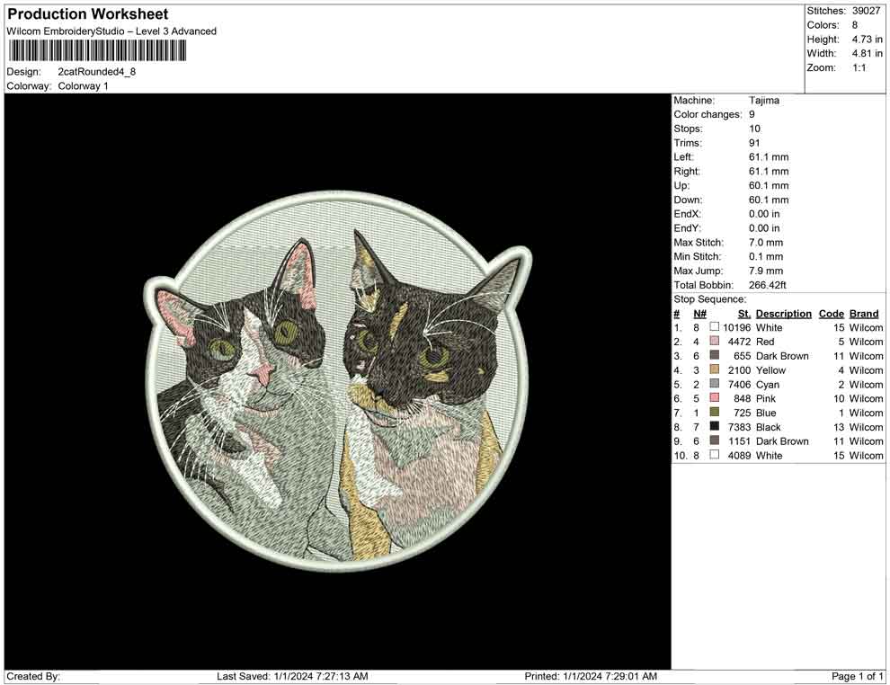 2 cat Rounded
