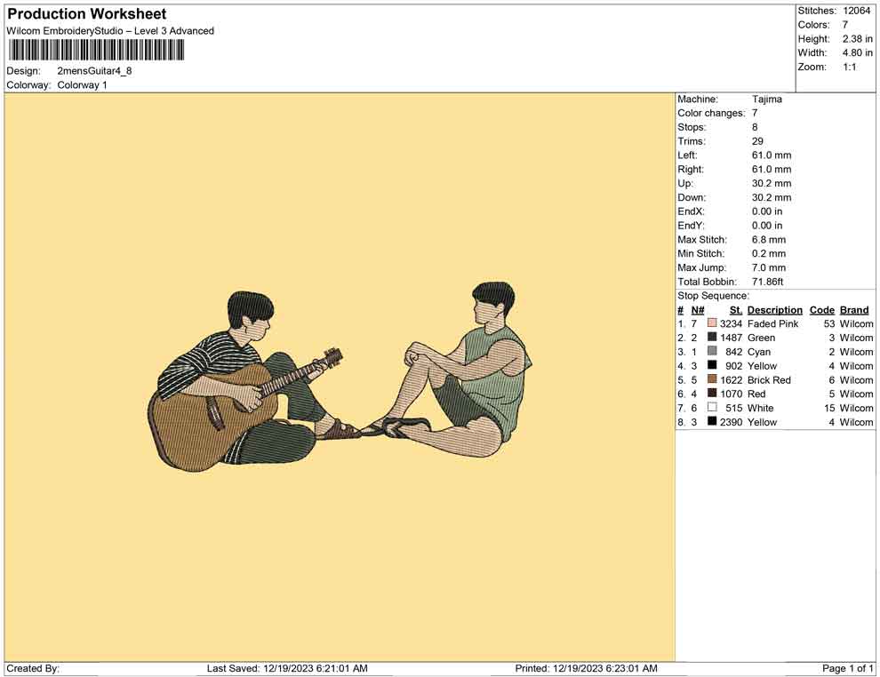 2 mens guitar player