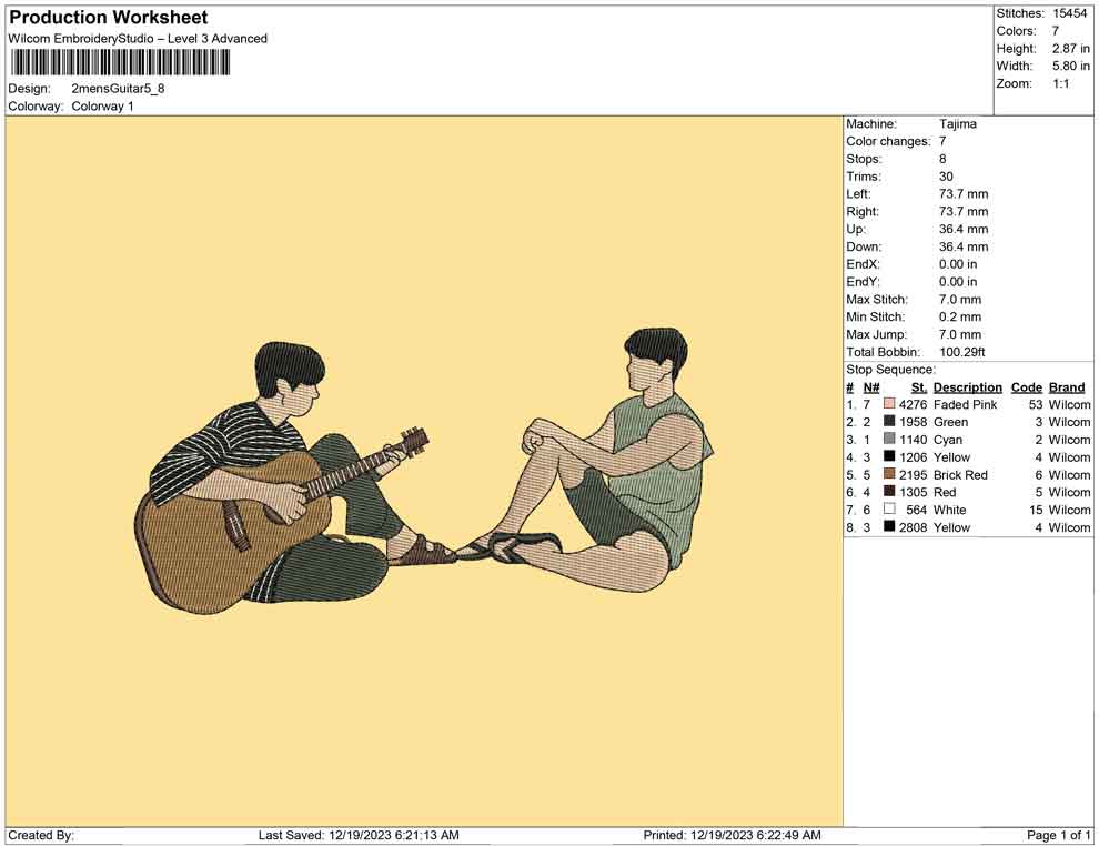 2 mens guitar player