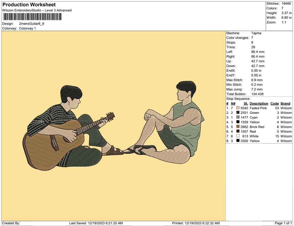 2 mens guitar player