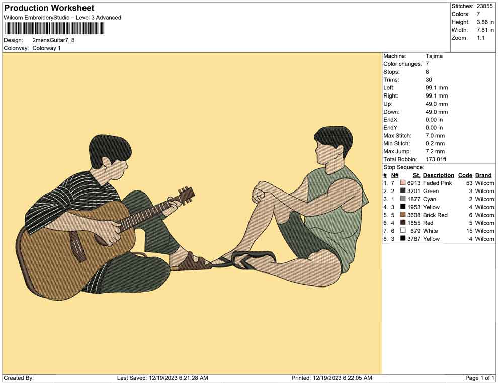 2 mens guitar player