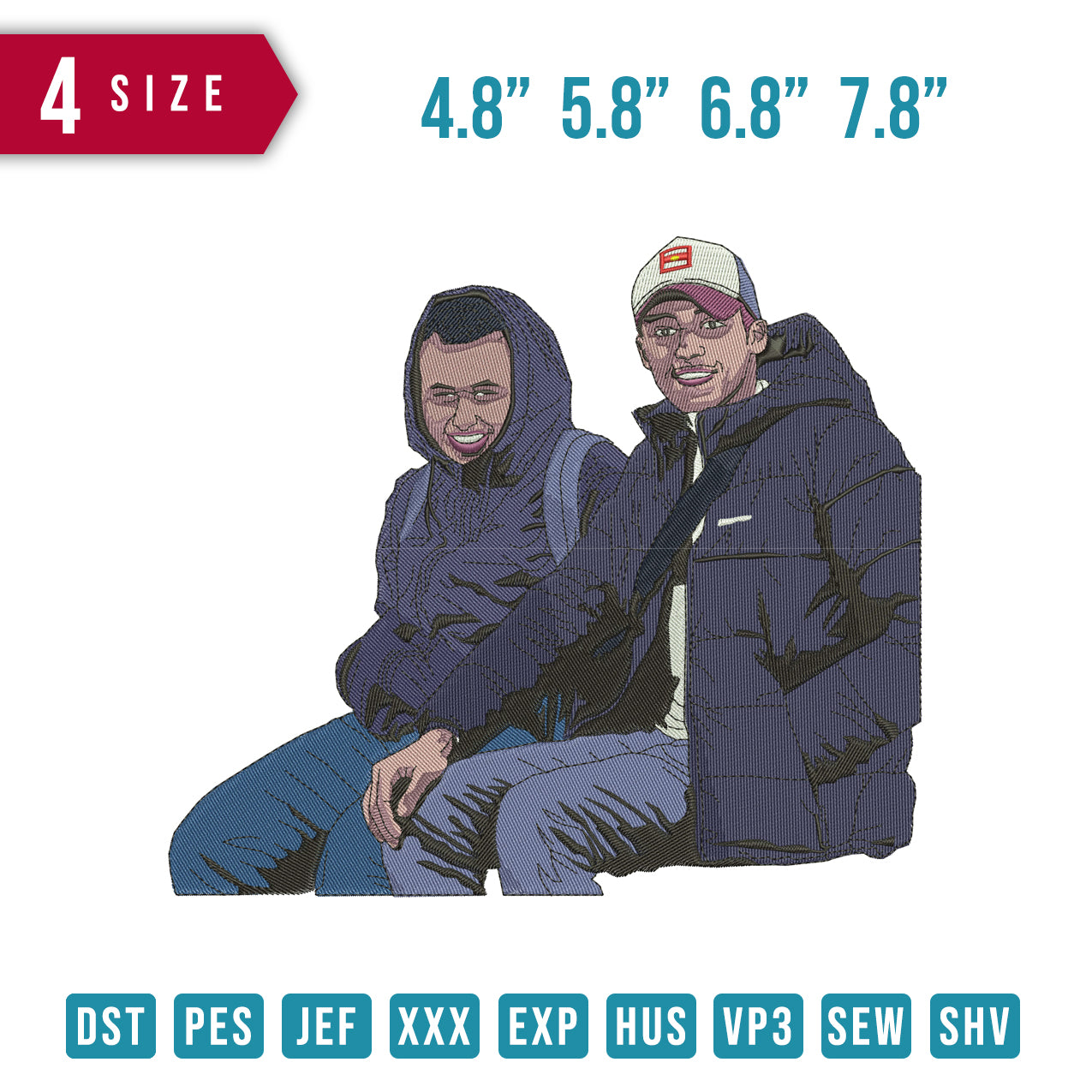 2 mens Sitting