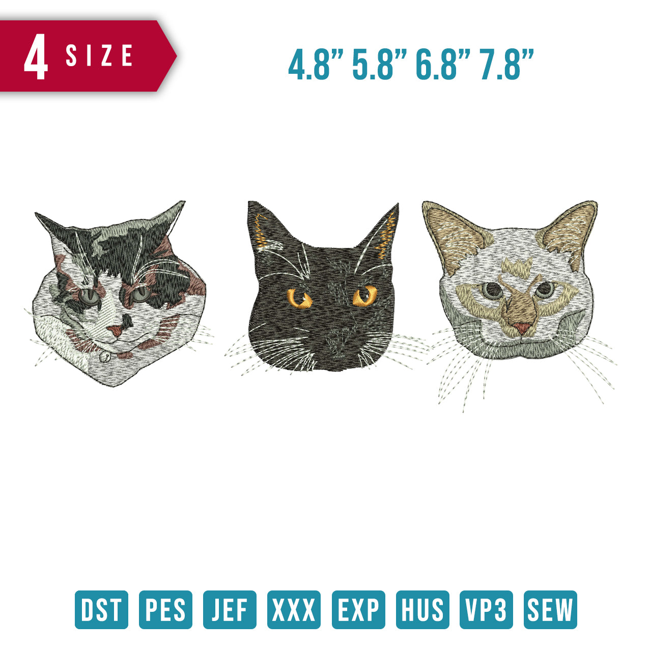 3 cats
