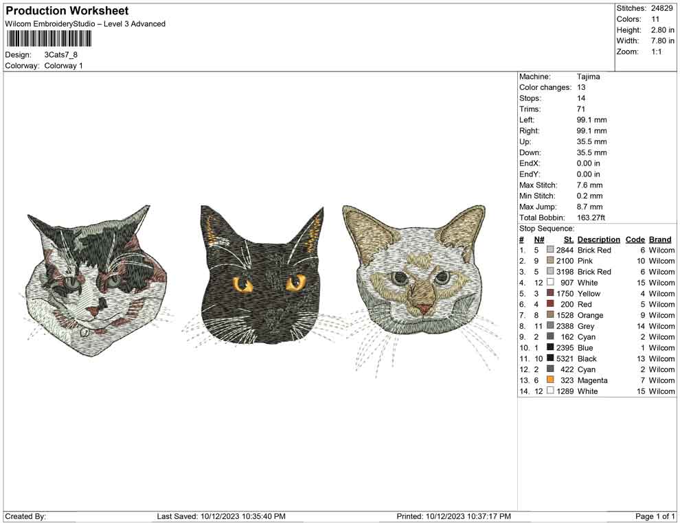 3 cats