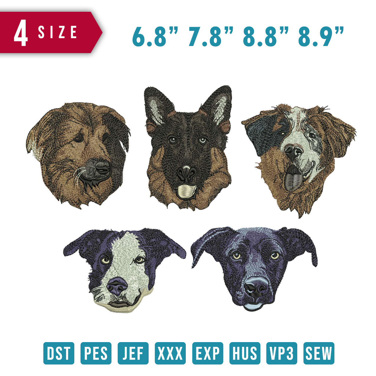 5 Dogs Head