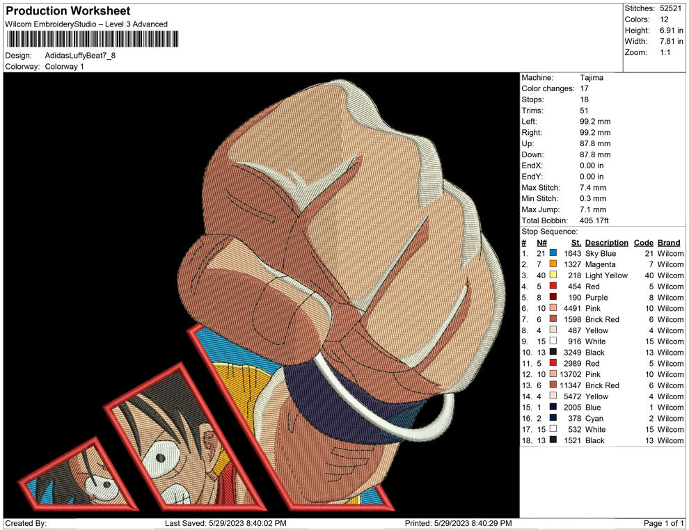Adidas Luffy beat