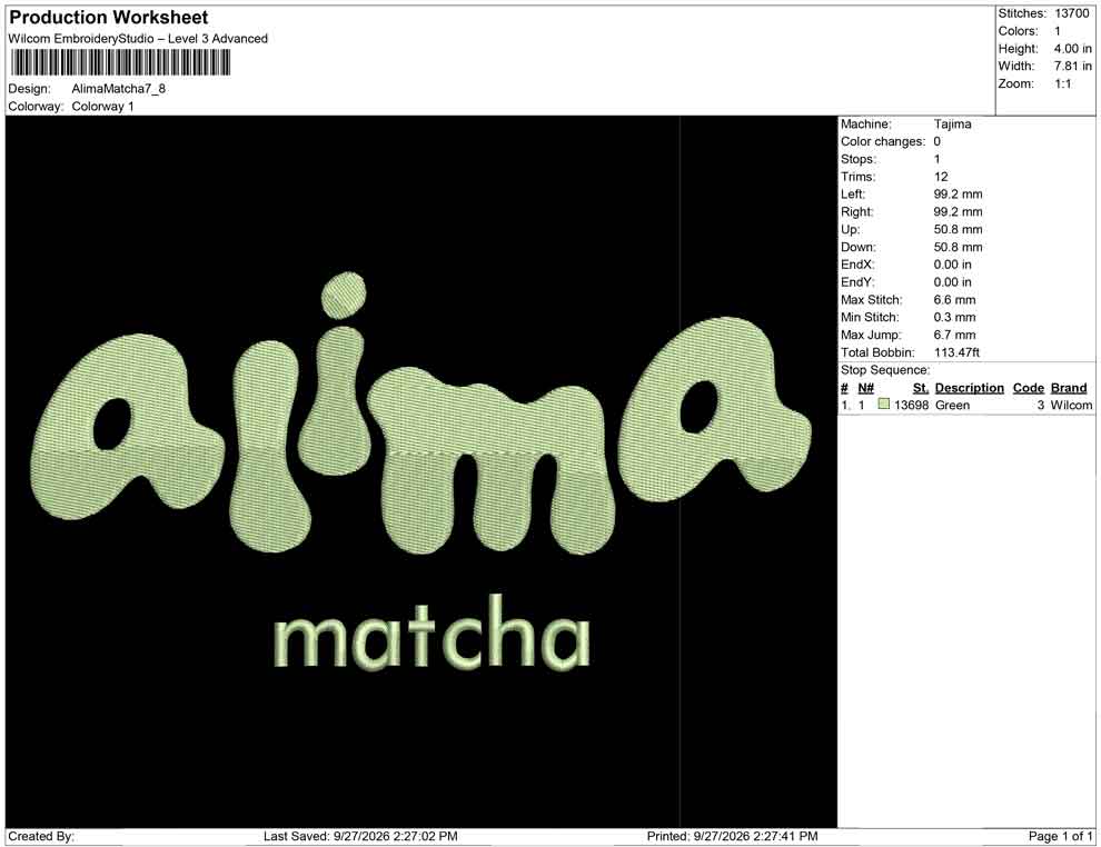 Alima Matcha