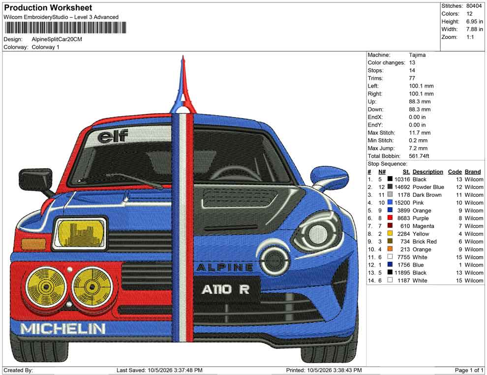 Alpine Split Car