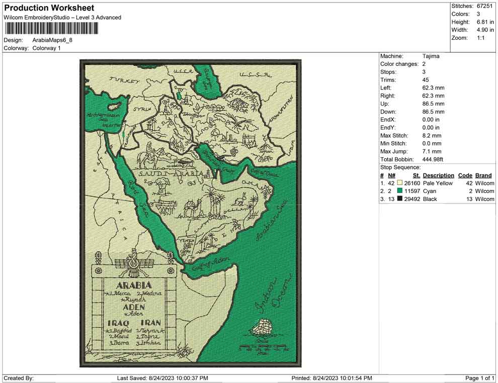 Arabia Map
