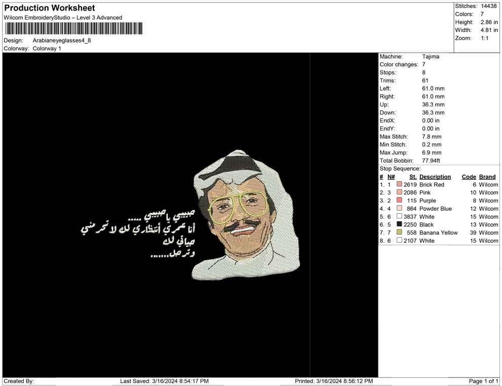 Arabian Eyeglasses