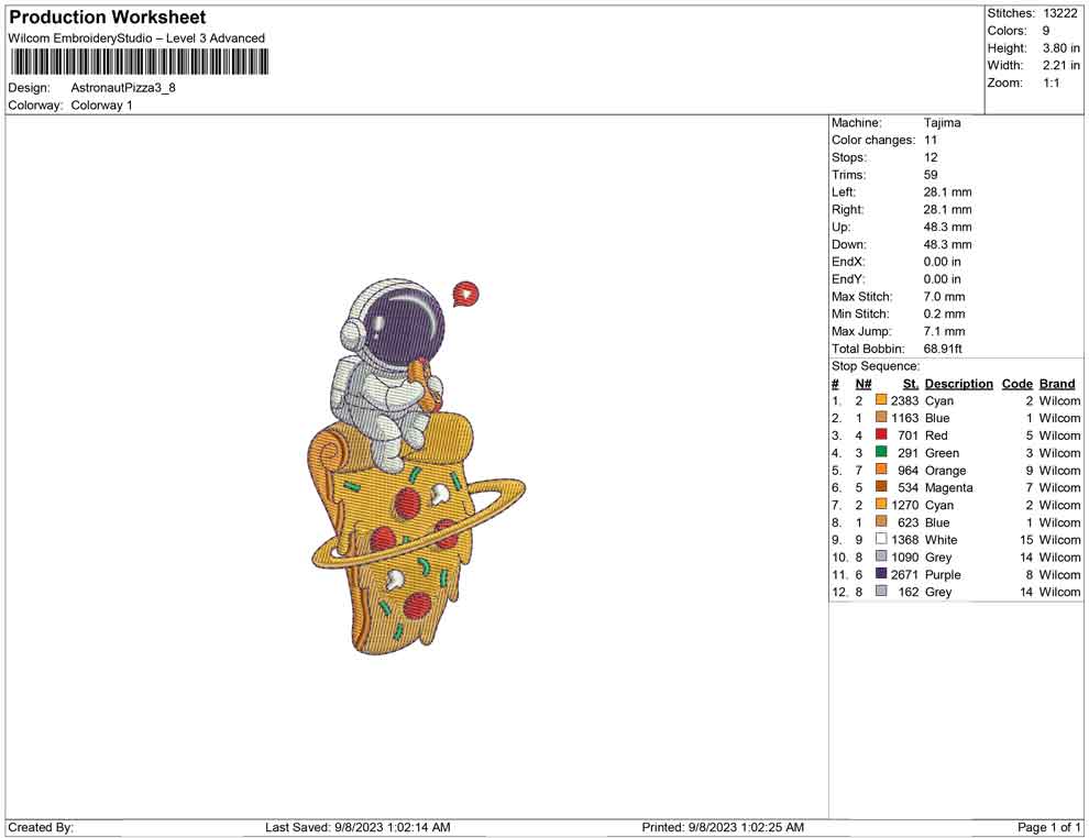 astronaut Pizza