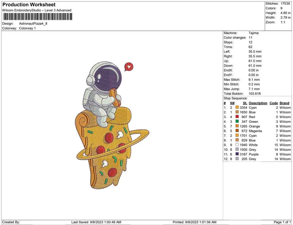 astronaut Pizza