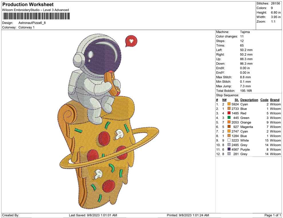 astronaut Pizza