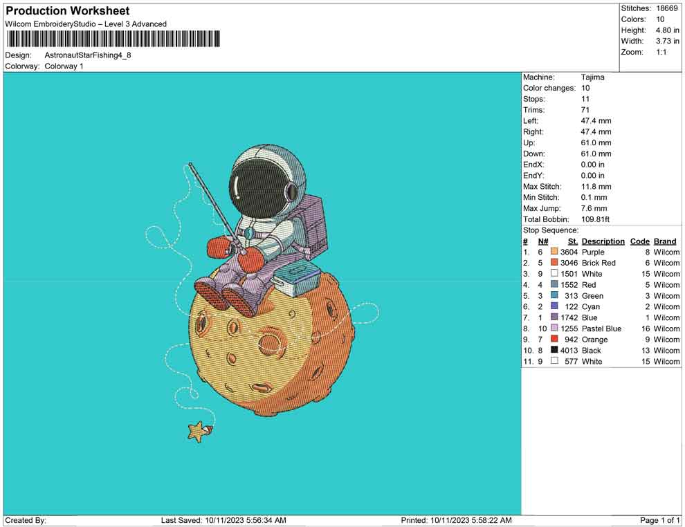 astronaut Star fishing