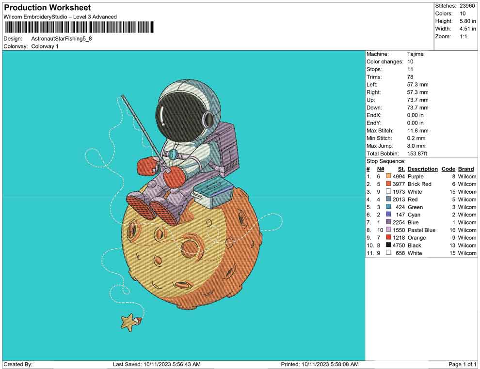 astronaut Star fishing