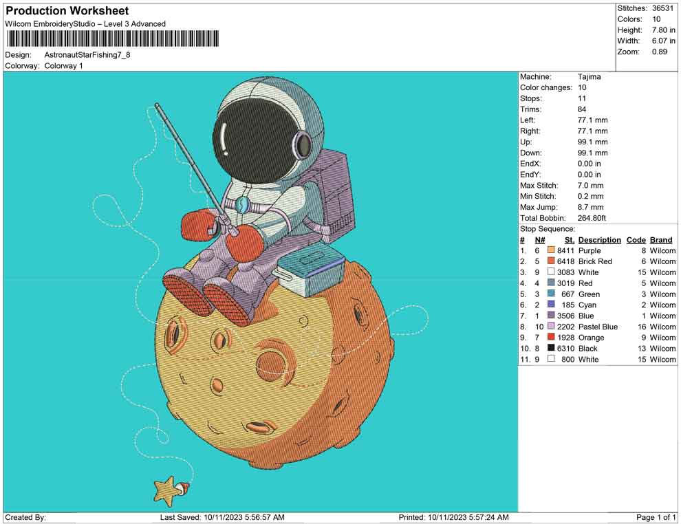 astronaut Star fishing