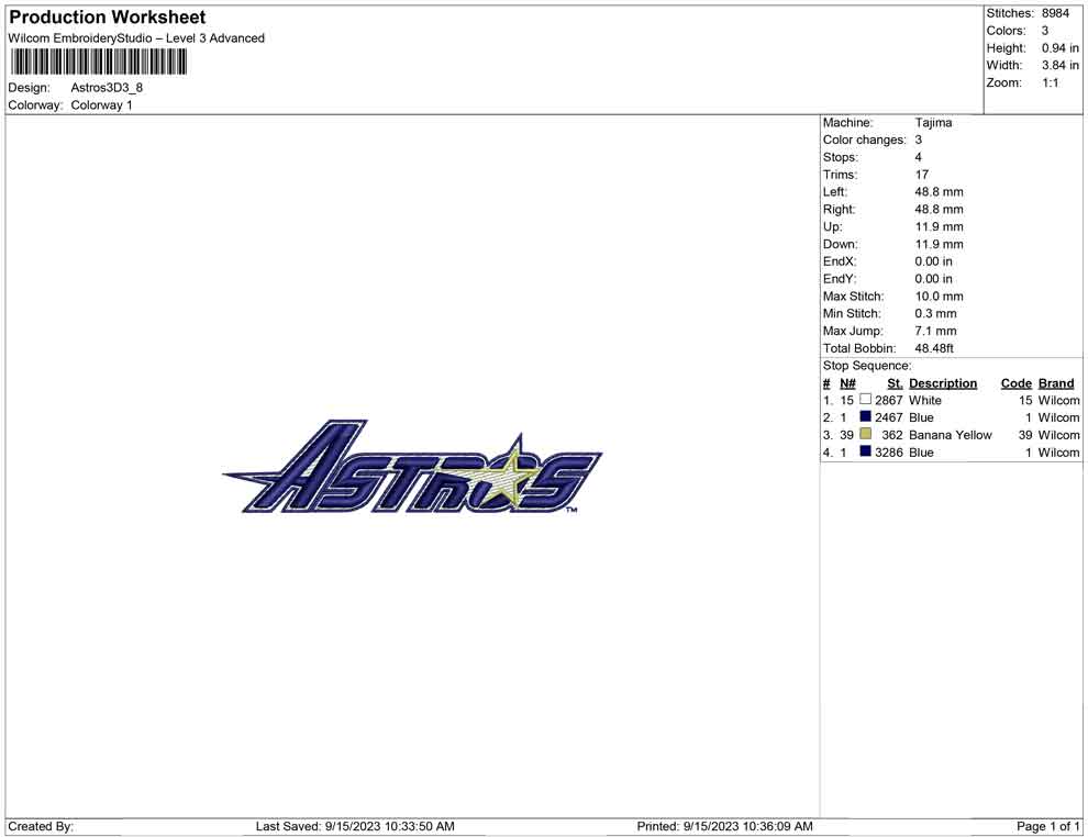 Astros 3D