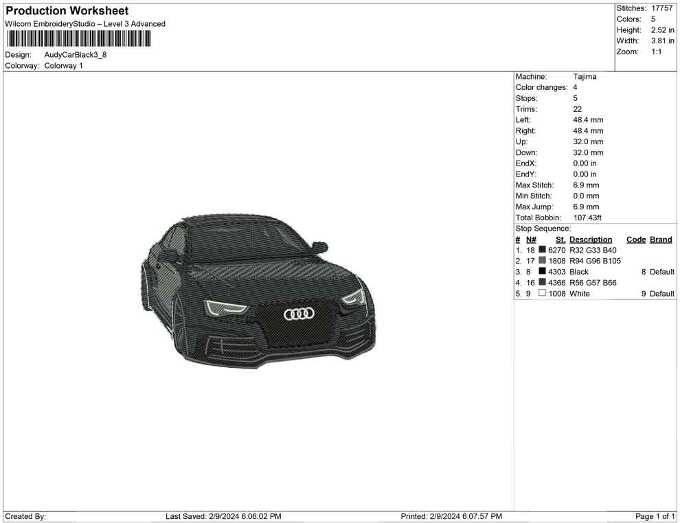 Audi Car Black