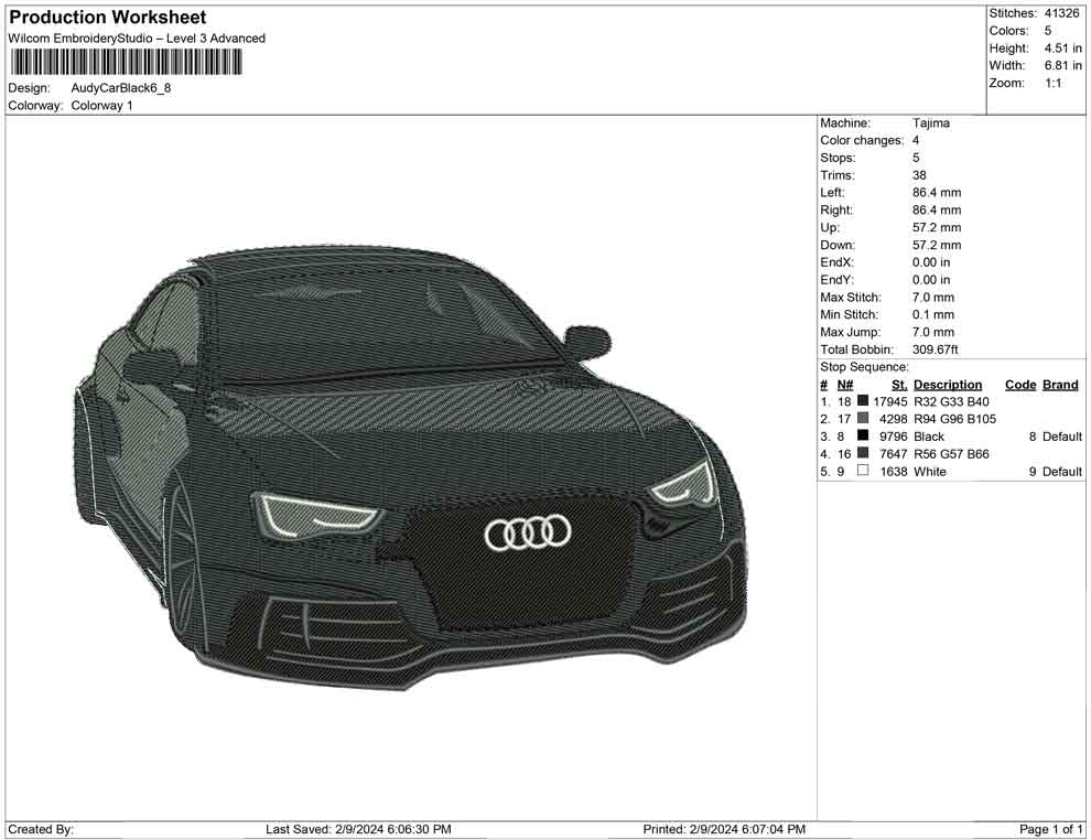 Audi Car Black