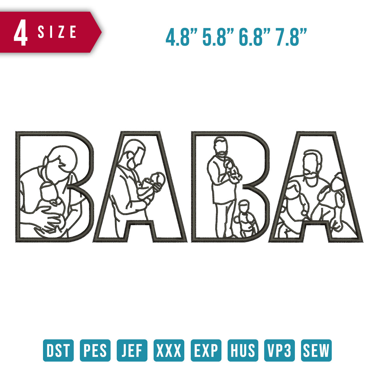 BABA Line Art
