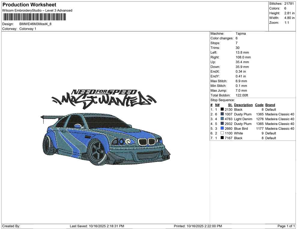 BMWE 46M3 Most
