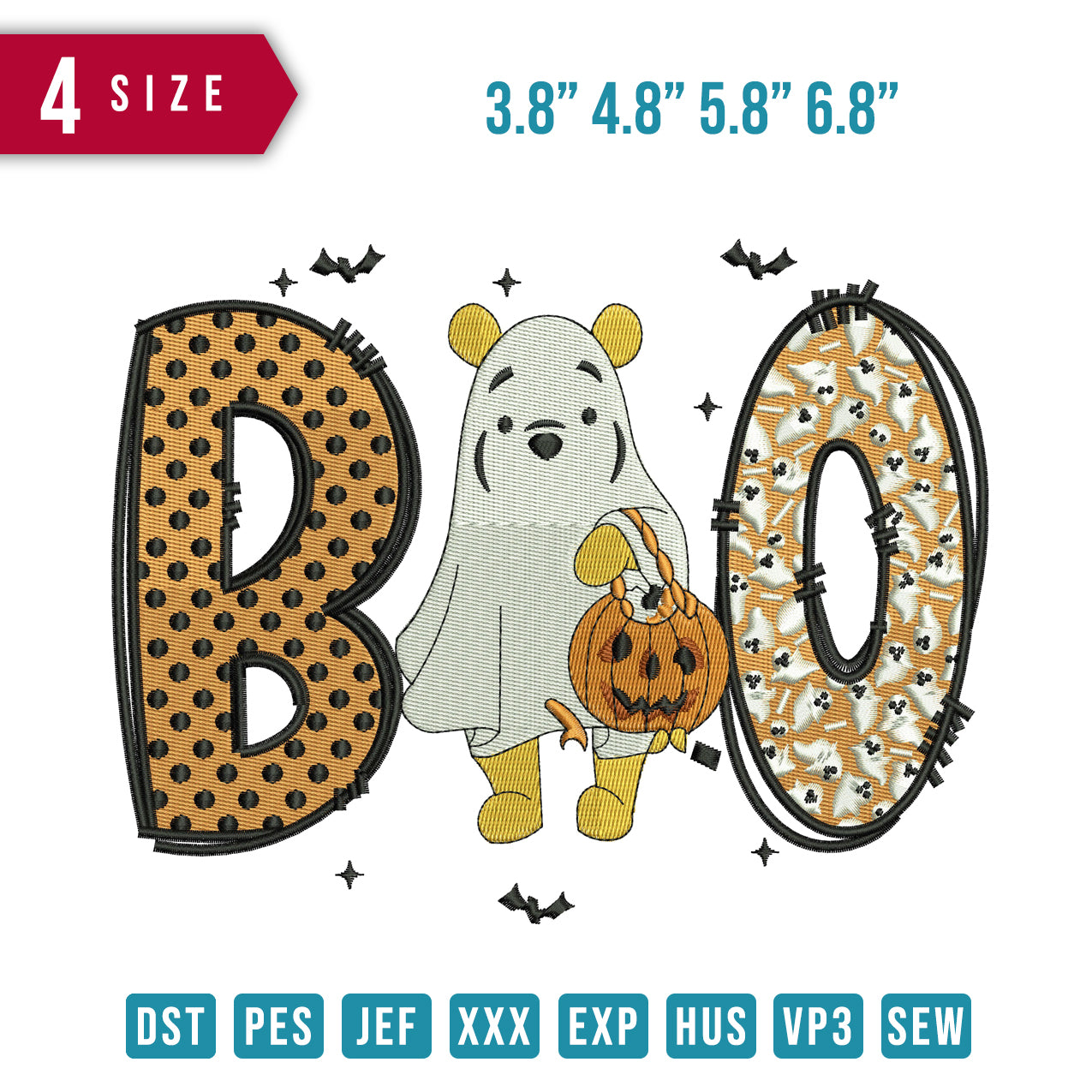 BOO Pooh Halloween