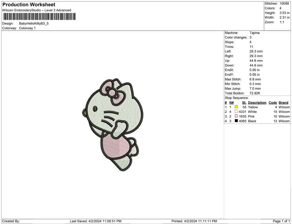 Baby Hello Kitty B