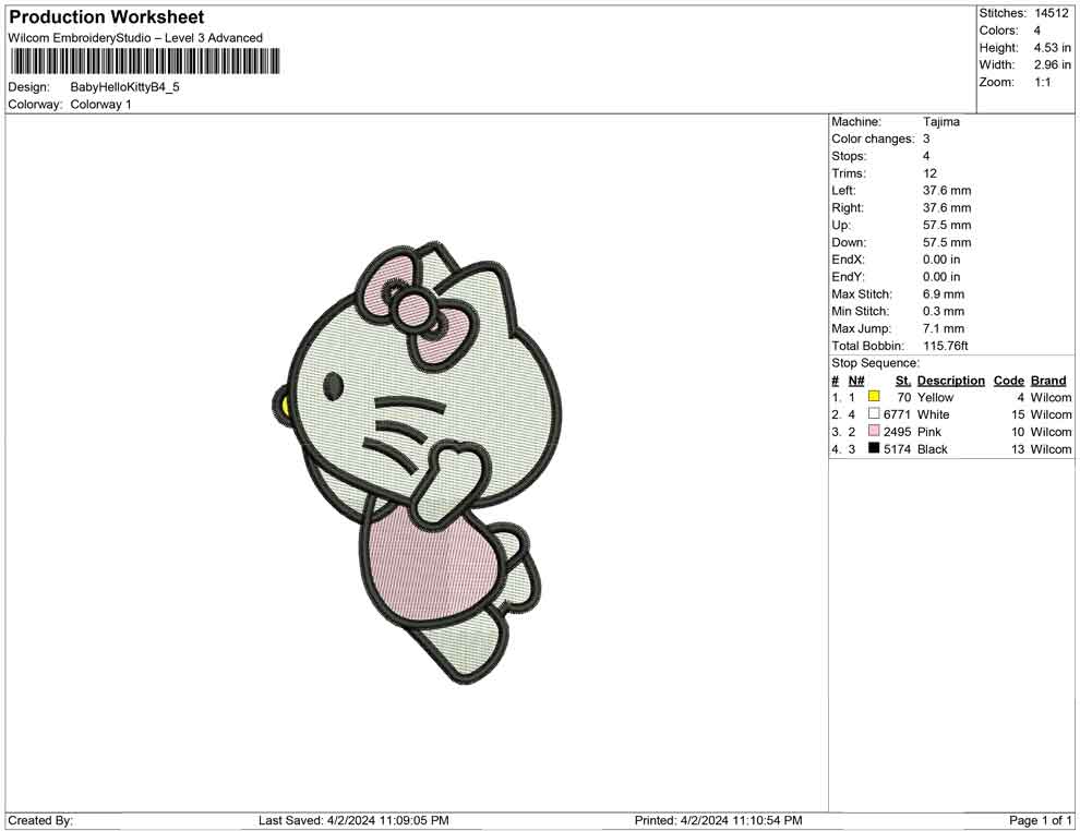 Baby Hello Kitty B
