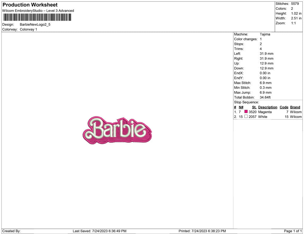 Barbie New Logo