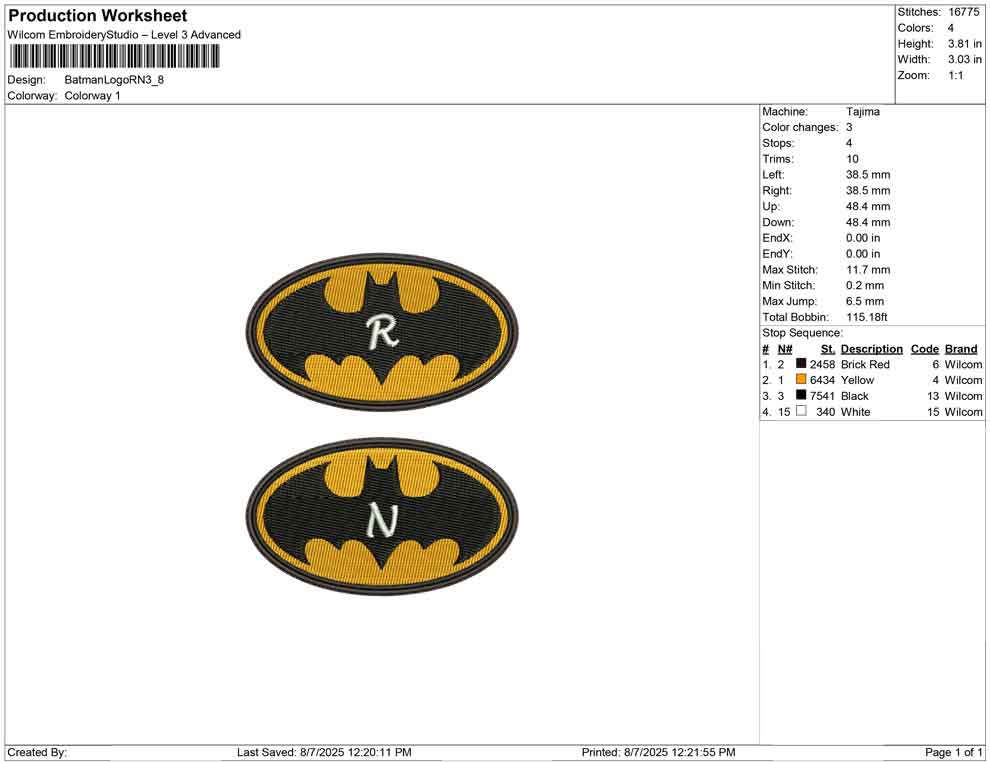 Batman Logo RN